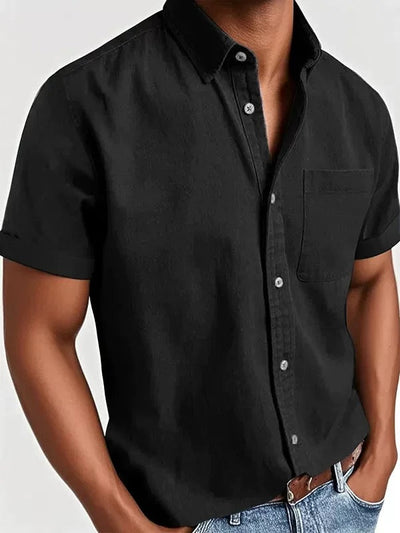 Charles™ | Cotton Short Sleeve Shirt