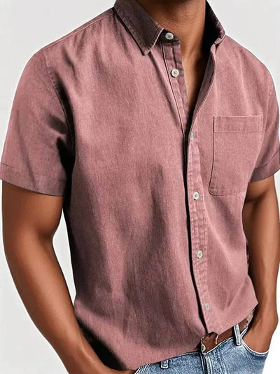 Charles™ | Cotton Short Sleeve Shirt