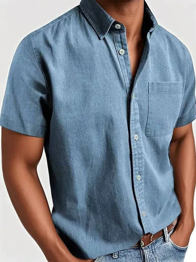 Charles™ | Cotton Short Sleeve Shirt