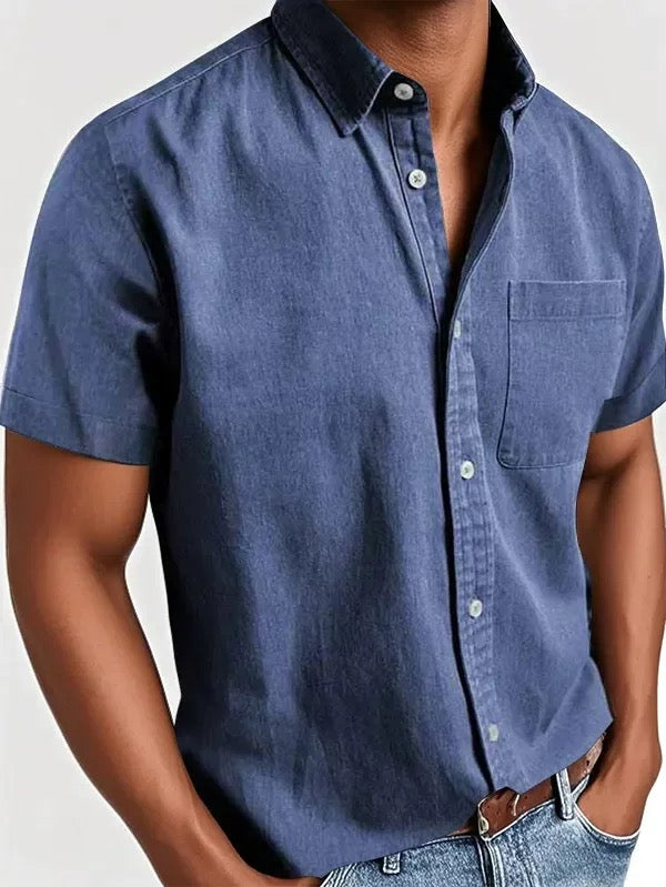 Charles™ | Cotton Short Sleeve Shirt