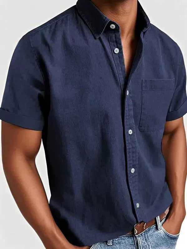 Charles™ | Cotton Short Sleeve Shirt
