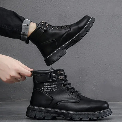 Benjamin High Top Leather Winter Boots