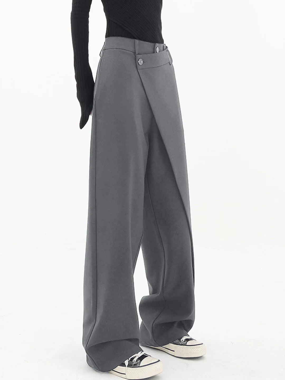 Claire™ | Asymmetric Baggy Trousers