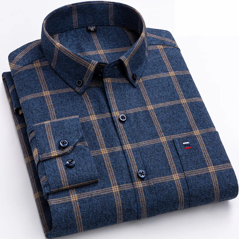 Everett™ | Classic Cotton Plaid Shirt