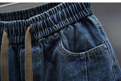 Ellis™ | Baggy Denim Trousers with Belt