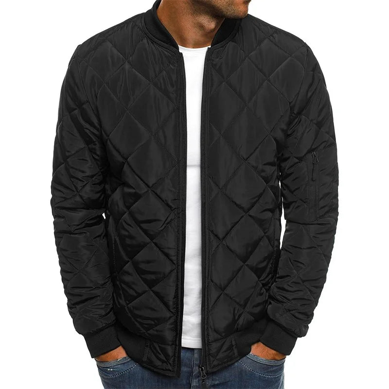 Dale™ | Men's Jacket with Diamond Pattern