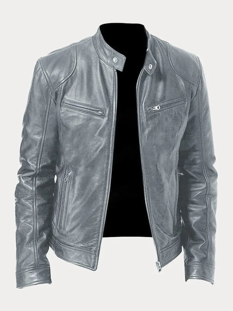 Roger™ | Casual Leather Jacket
