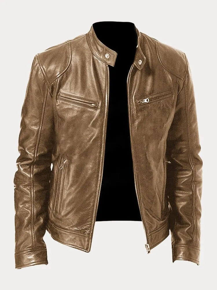 Roger™ | Casual Leather Jacket