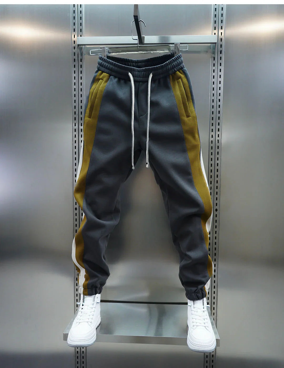 Ashton™ | Trendy Contrast Striped Trousers