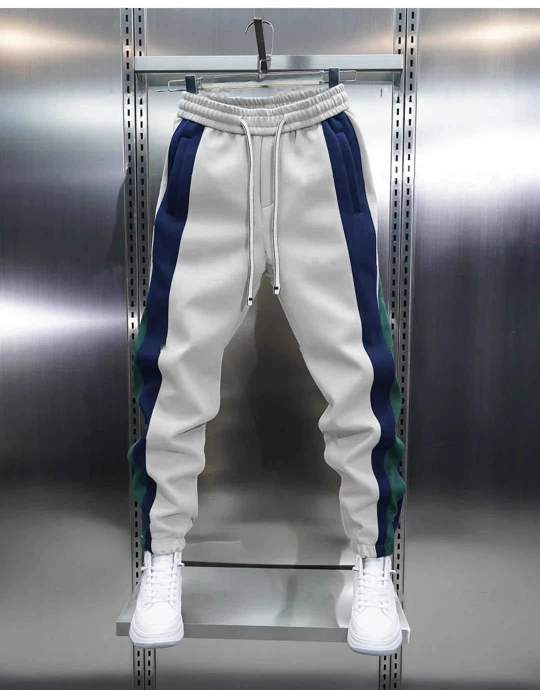 Ashton™ | Trendy Contrast Striped Trousers
