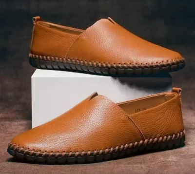 MASSIMO LEATHER LOAFERS