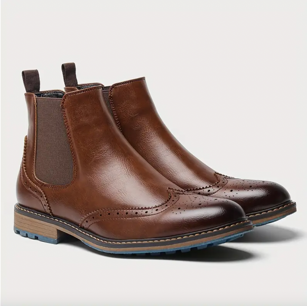 Bradford Williams Brogue Chelsea Boots