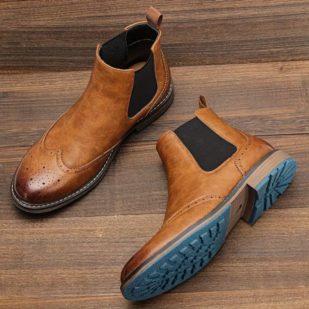 Bradford Williams Brogue Chelsea Boots