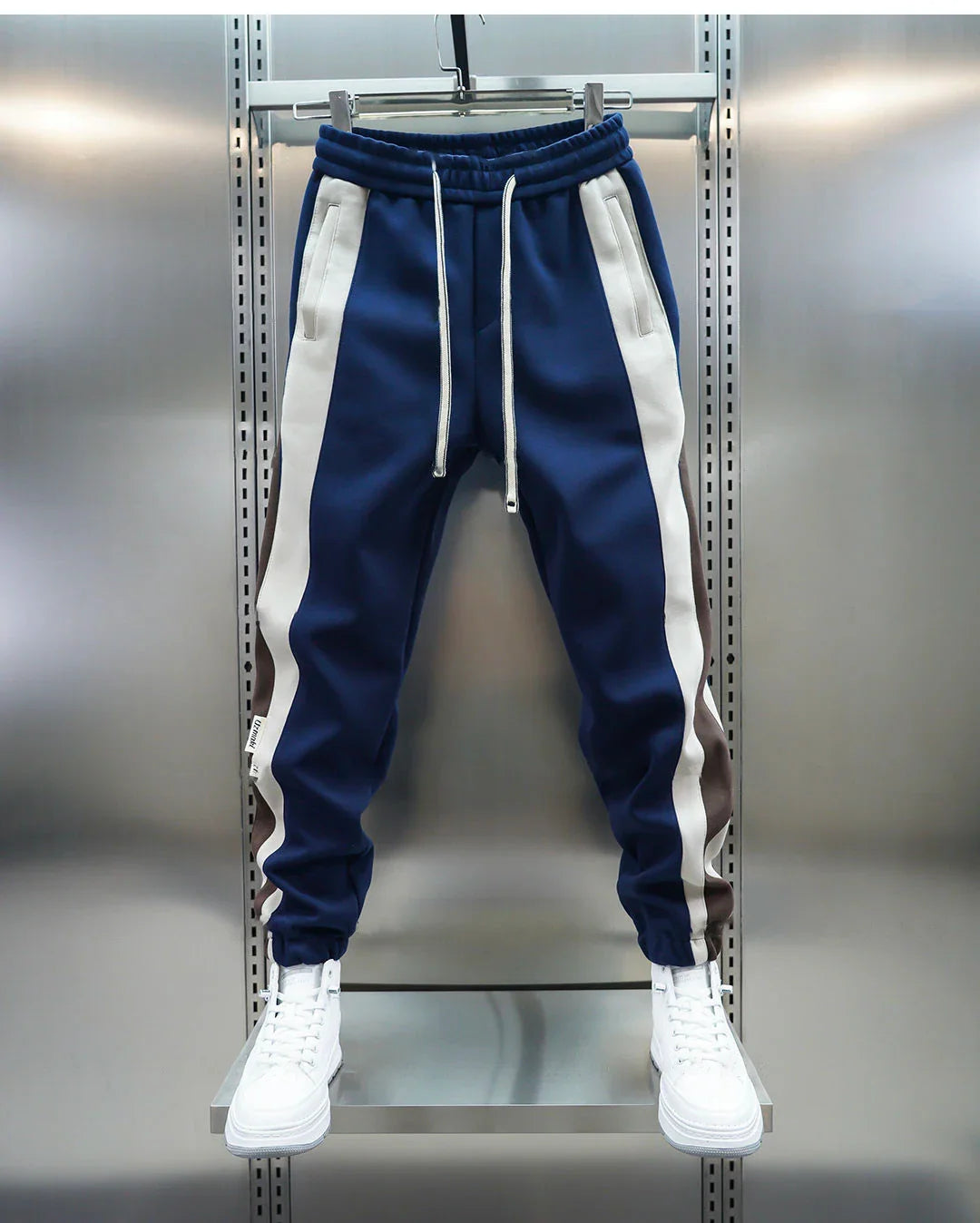 Ashton™ | Trendy Contrast Striped Trousers