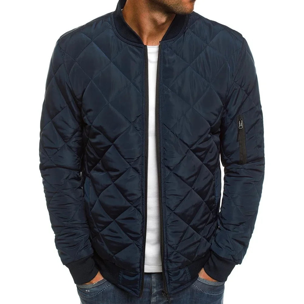 Dale™ | Men's Jacket with Diamond Pattern