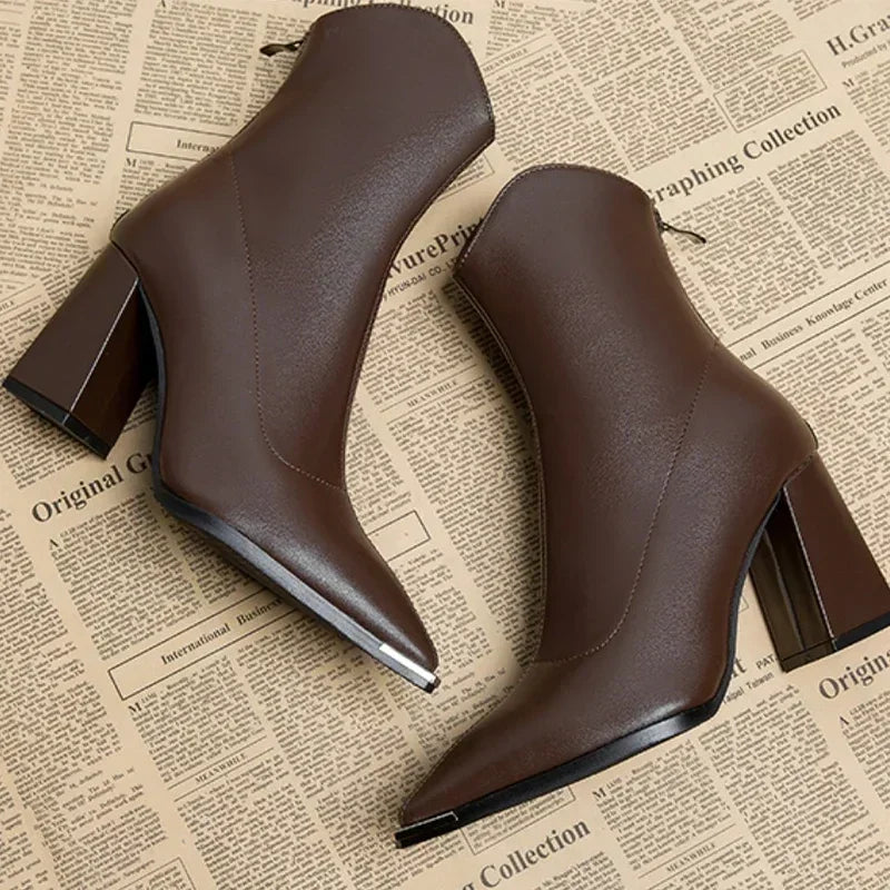 Chloe | Chrome Tip Chelsea Boots