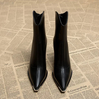 Chloe | Chrome Tip Chelsea Boots