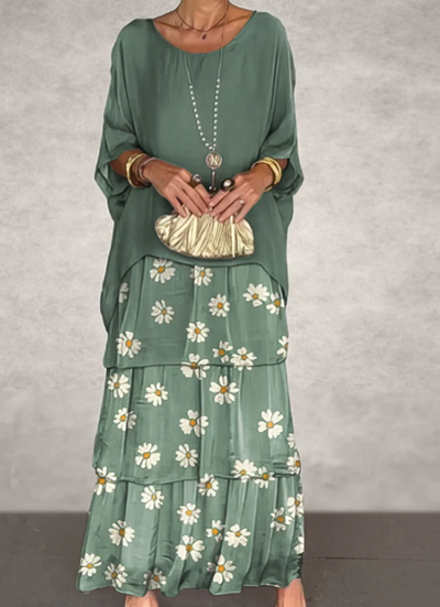 Caroline | Fluid Maxi Dress – Effortless Elegance