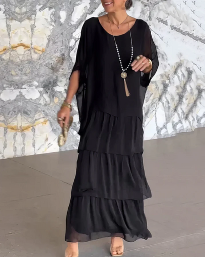Caroline | Fluid Maxi Dress – Effortless Elegance