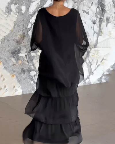 Caroline | Fluid Maxi Dress – Effortless Elegance