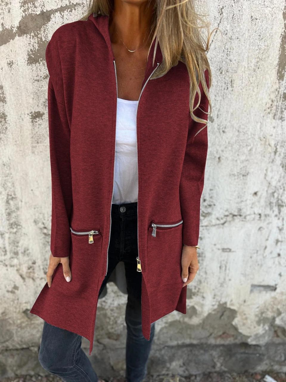 Antonia™ | Cardigan with Zip and Long Sleeves