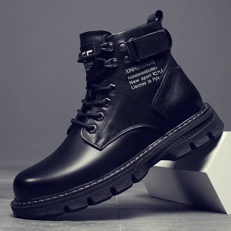 Benjamin High Top Leather Winter Boots