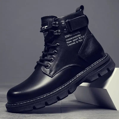 Benjamin High Top Leather Winter Boots