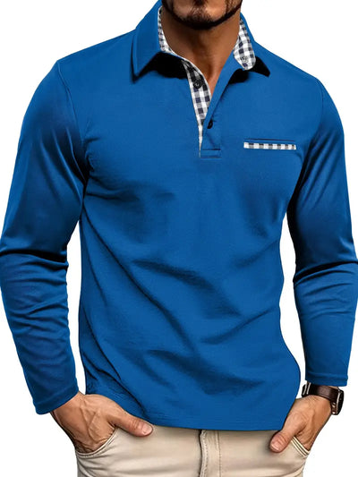 Edgar | Long Sleeve Polo Shirt