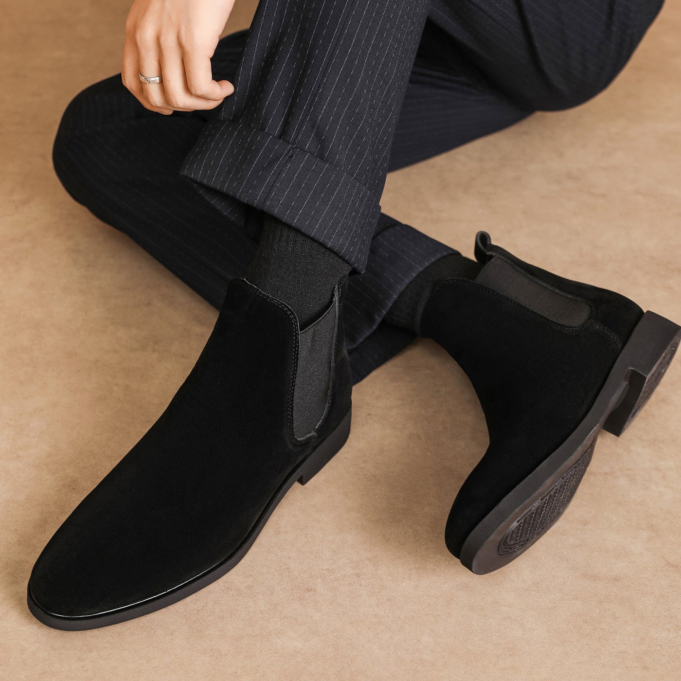 Frederick Carmichael chelsea leather boots