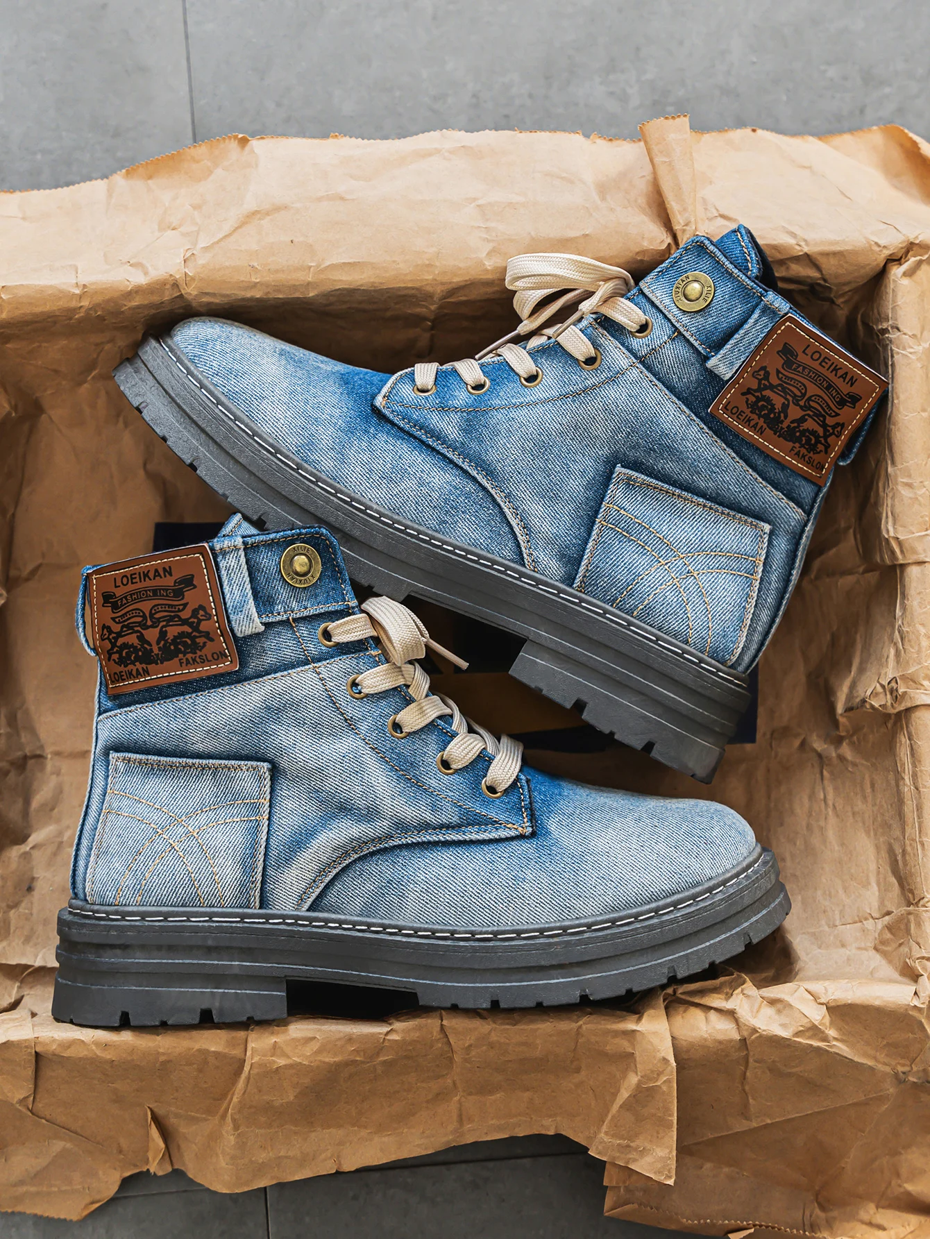 Wilford & Co. Denim Boots