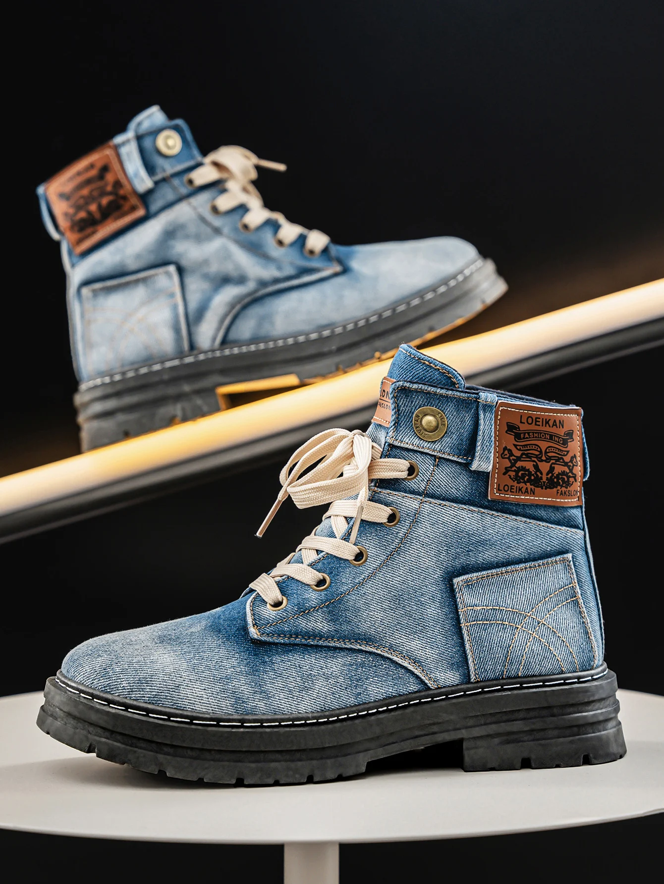 Wilford & Co. Denim Boots