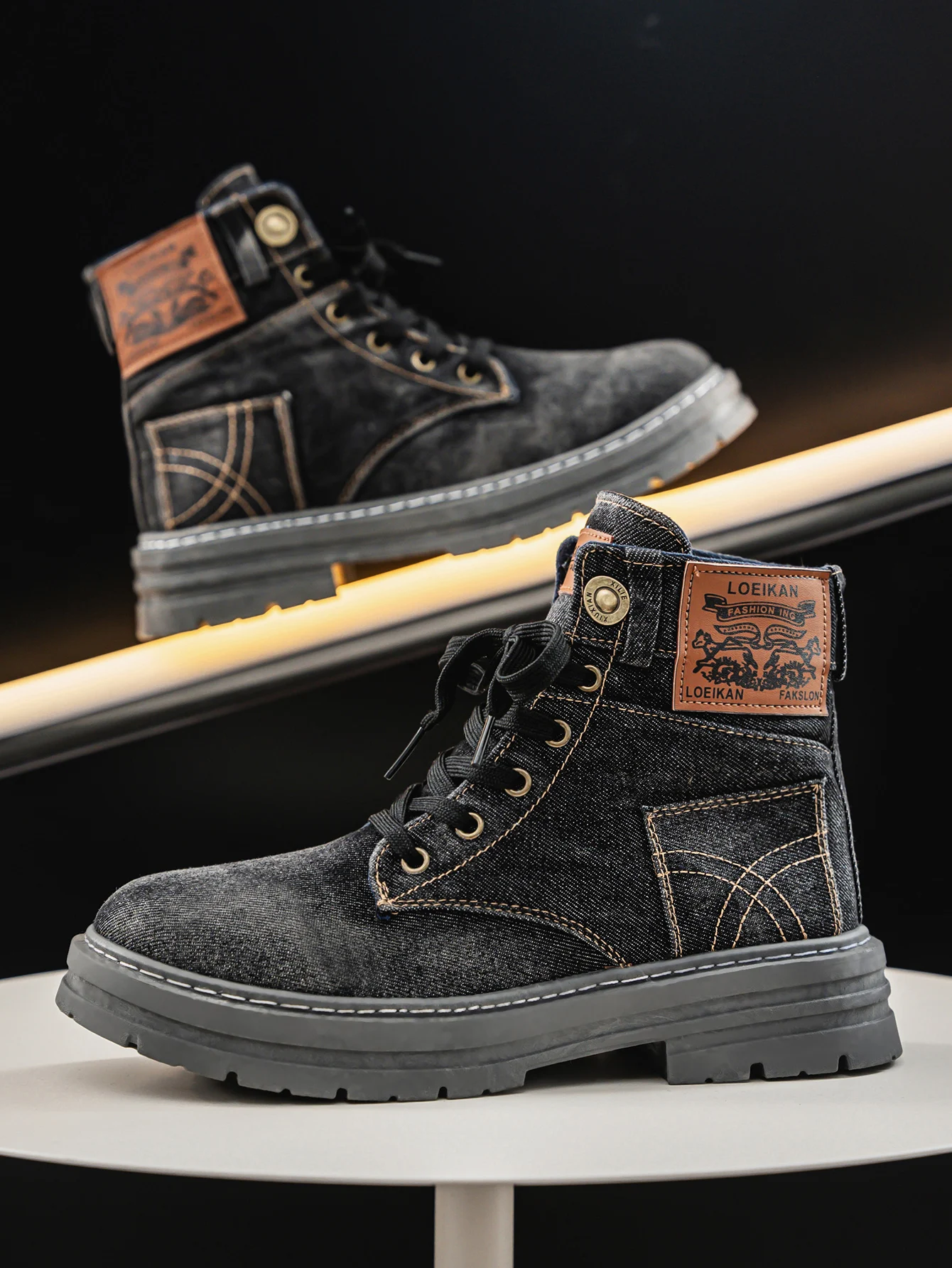 Wilford & Co. Denim Boots