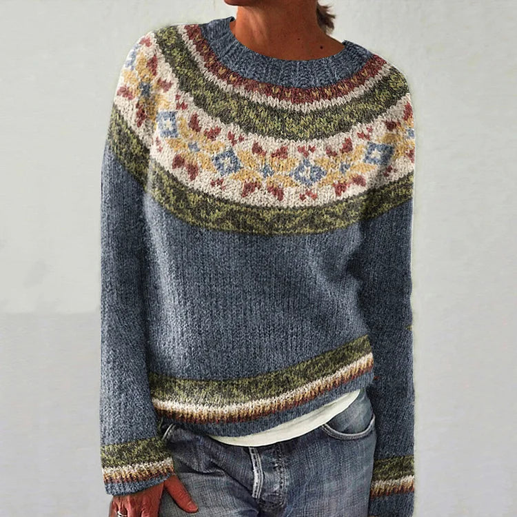 EDIE™ | RETRO COLOR BLOCK SWEATER