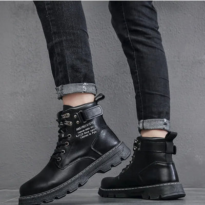 Benjamin High Top Leather Winter Boots