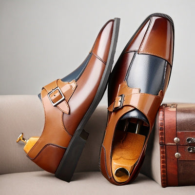 DUNCAN CHAMBERS SINGLE MONK STRAP SHOES