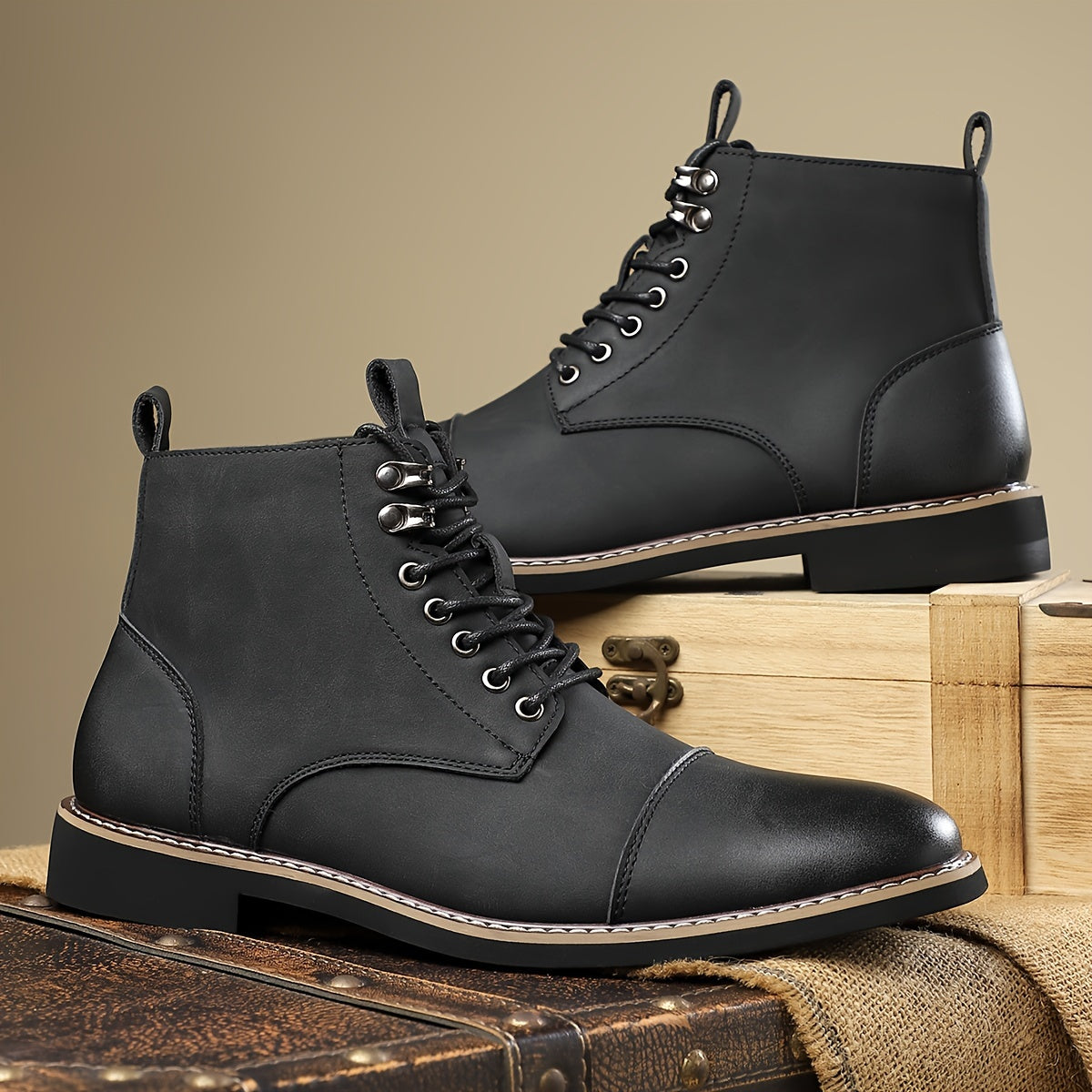 Martin Fitzroy Oxford Leather Boots