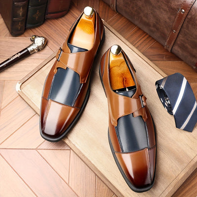 DUNCAN CHAMBERS SINGLE MONK STRAP SHOES