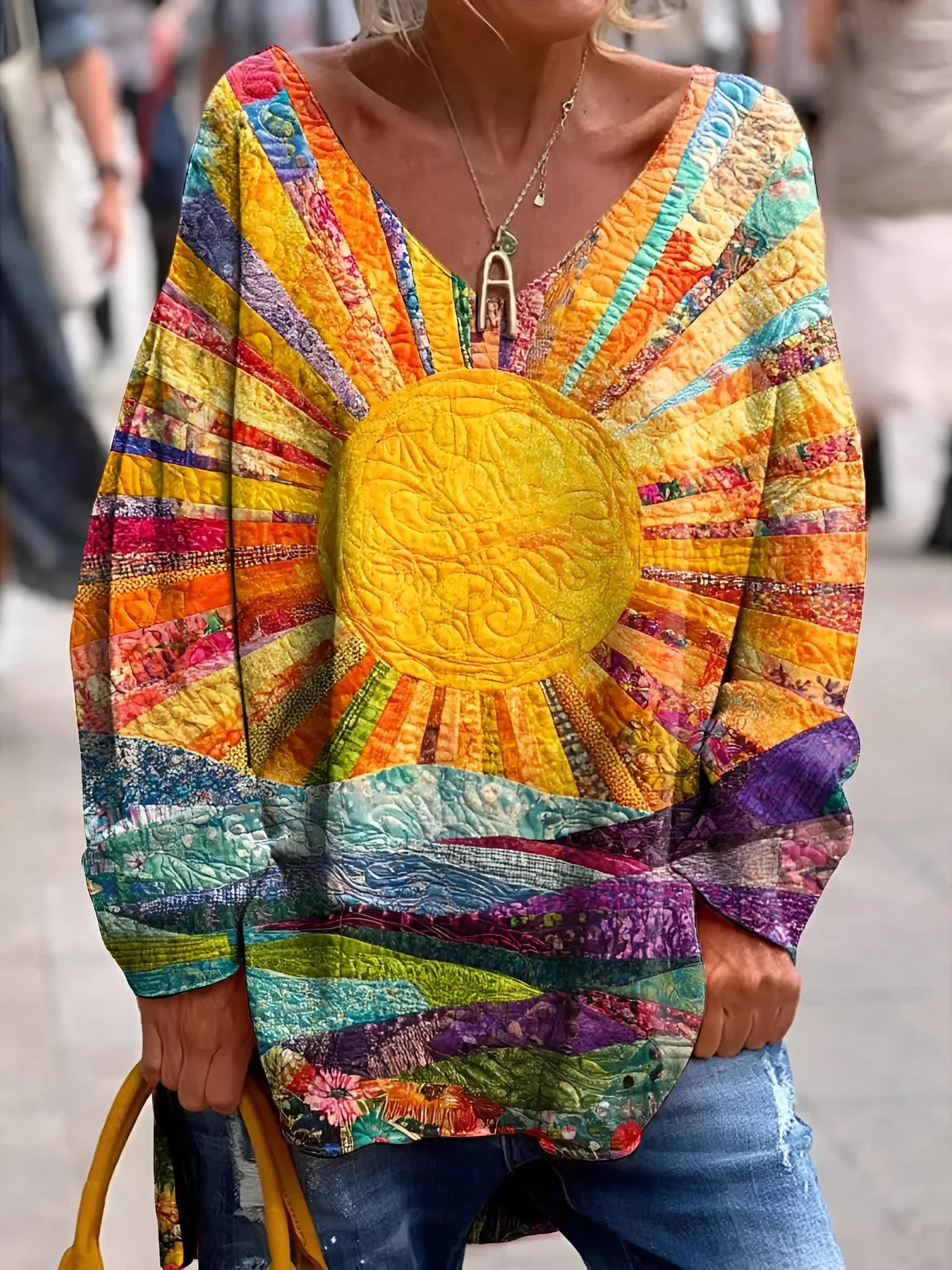 Elisa | Cheerful Colourful Blouse
