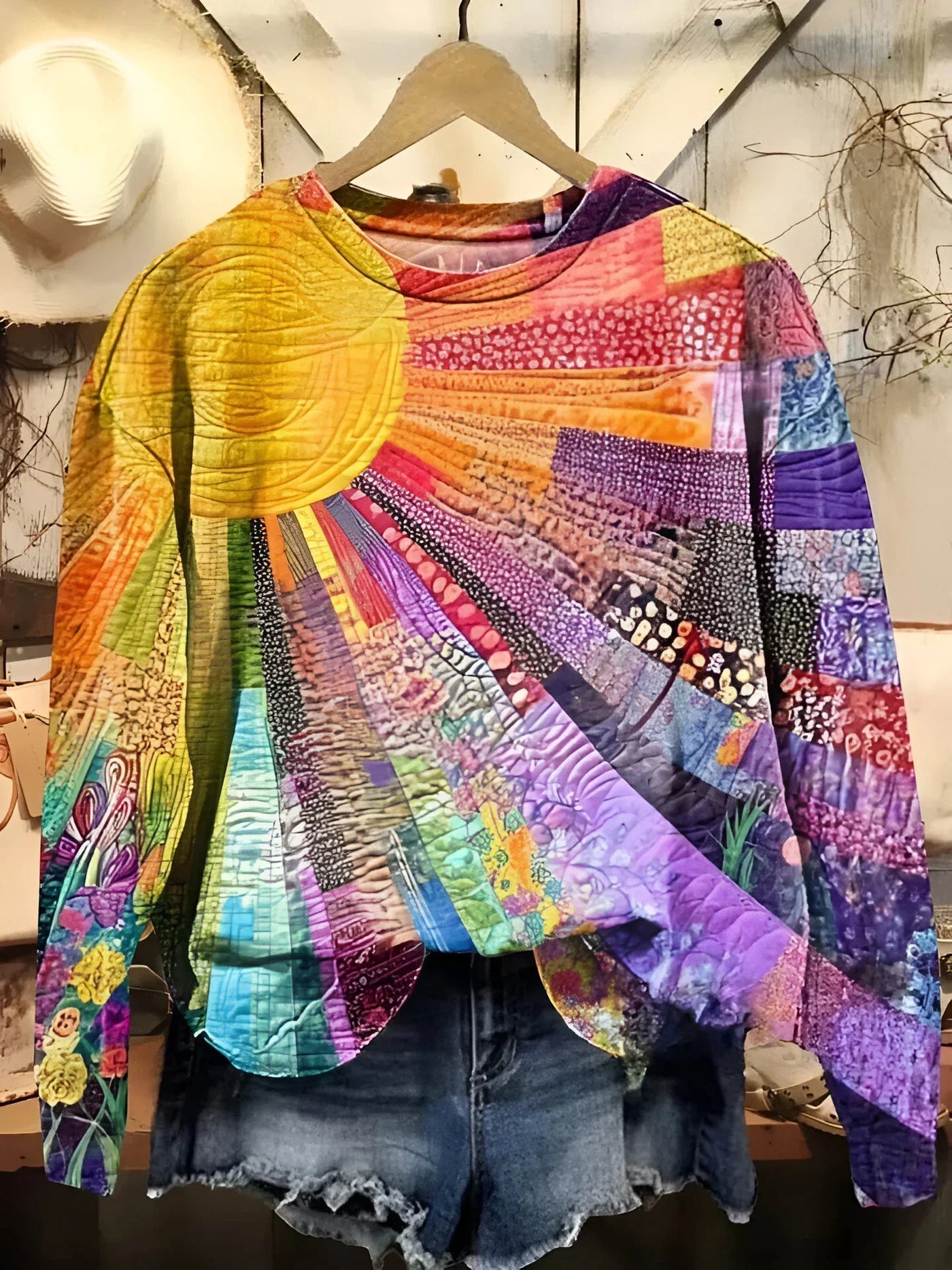 Karyne | Sun Collage Sweatshirt